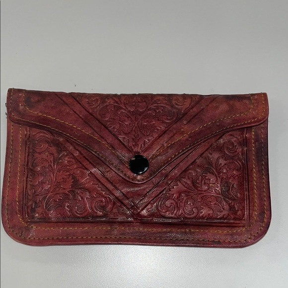 Embossed Leather Wallet - Picture 1 of 11